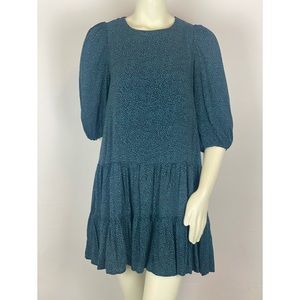 Vici polkadot Ruffle Dress Size Small